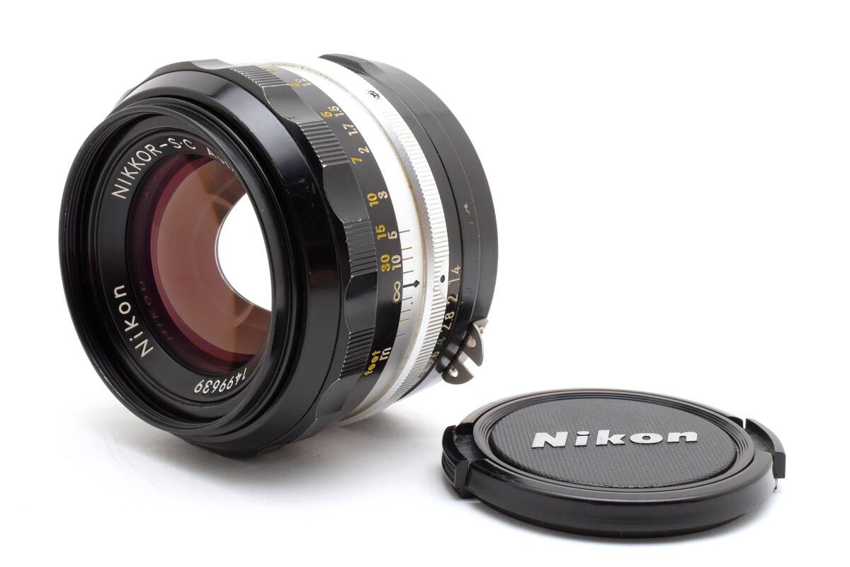 【美品】Nikon ニコン Nikkor-S.C Auto 50mm F1.4 Ai改 人気オールドレンズ #2928837