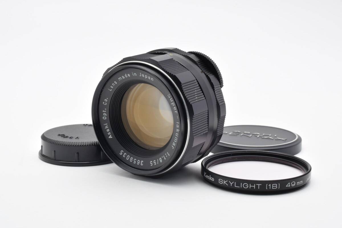 【超美品】PENTAX ペンタックス Super Takumar 55mm F1.8 M42 標準単焦点レンズ 銘玉 オールドレンズ #2942282