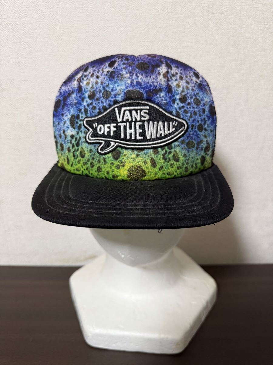 VANS OFF THE WALL メッシュキャップ スナップバック マルチカラー
