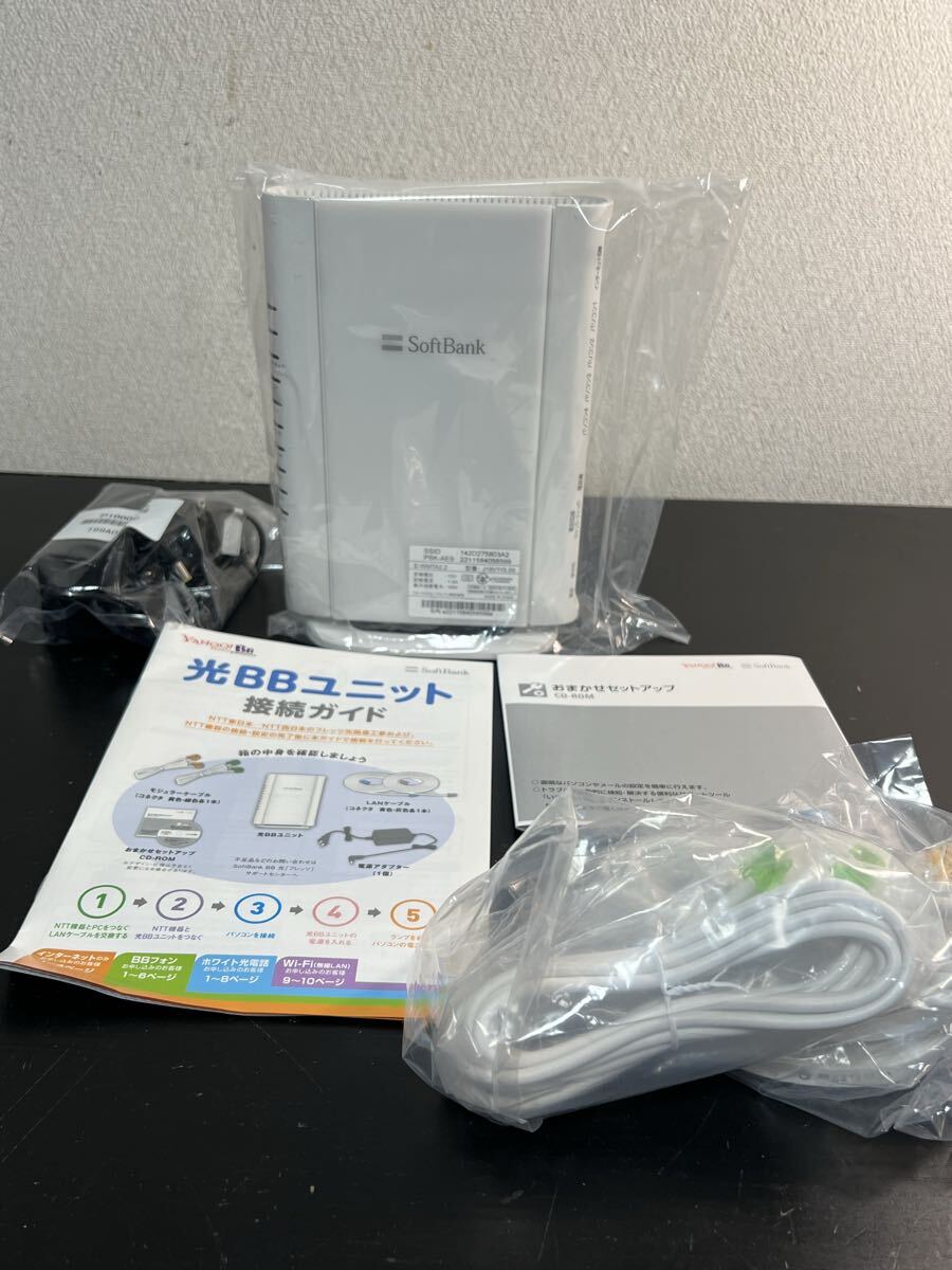 SoftBank 光BBユニット E-WMTA2.2 J18V115.00 付属品あり 未使用に近い