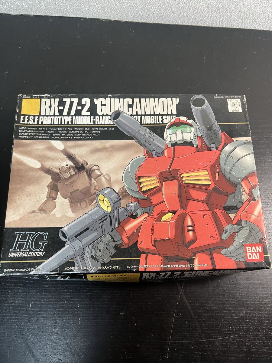 バンダイ HGUC 1/144 RX-77-2 ガンキャノン 組立済み・パーツ ジャンク