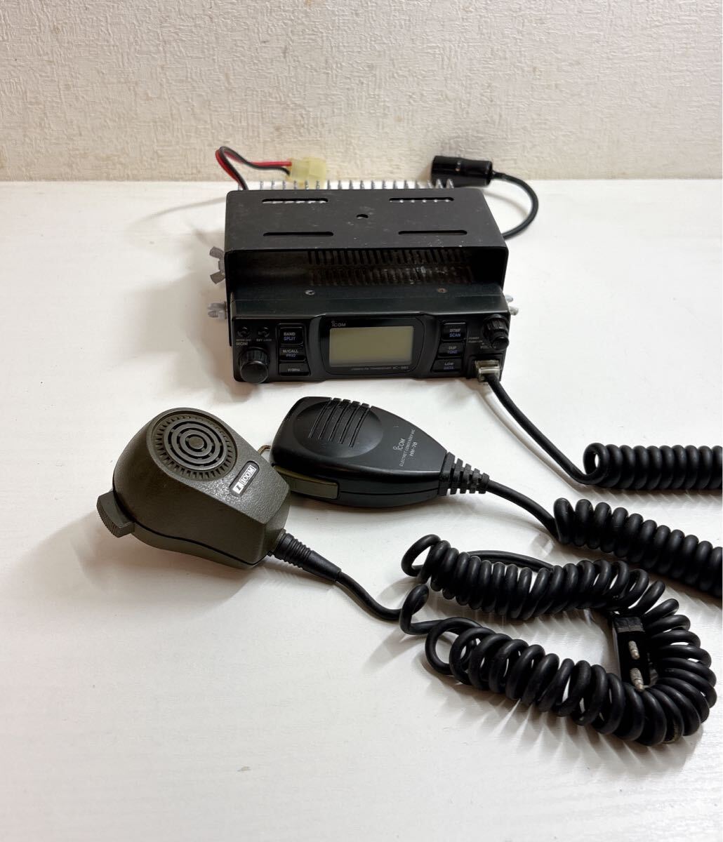 2760 ICOM IC-381 430MHz FM transceiver アマチュア無線 無線機 HM-78 トランシーバー 未チェックジャンク