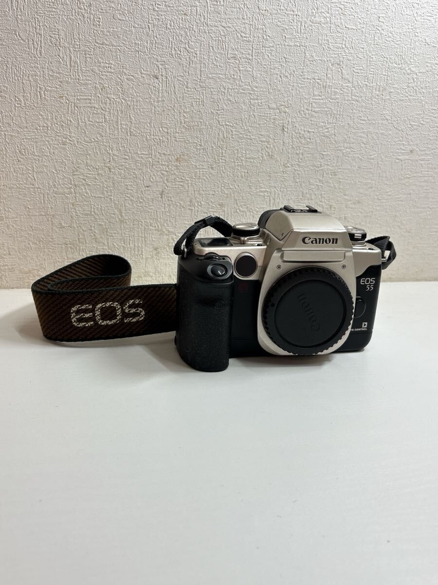 2707 Canon キャノン EOS55 ボディ 一眼レフ カメラ フィルムカメラ 未チェックジャンク