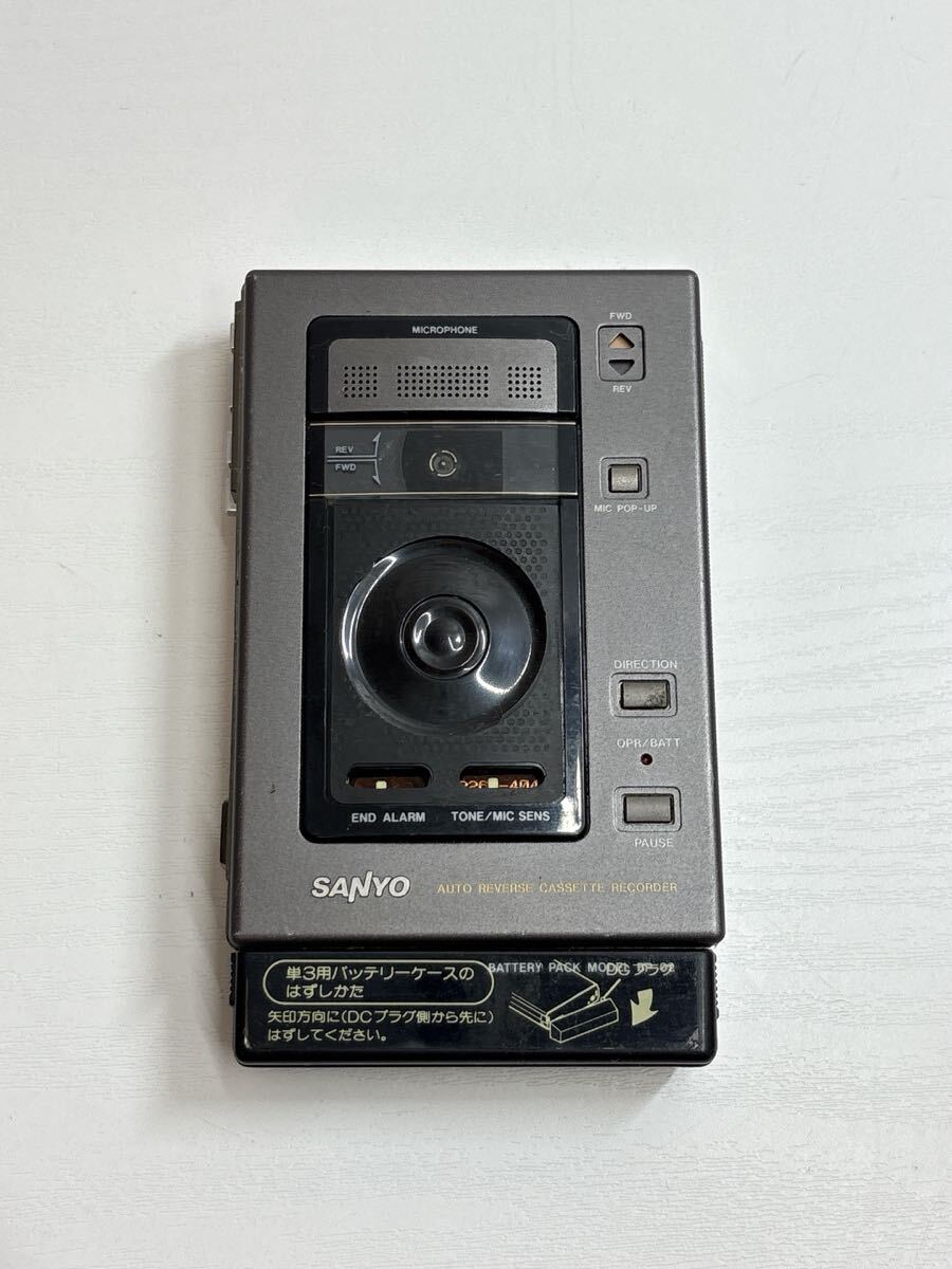 2711 SANYO サンヨー MR-02 カセットレコーダー カセットプレーヤー 未チェックジャンク