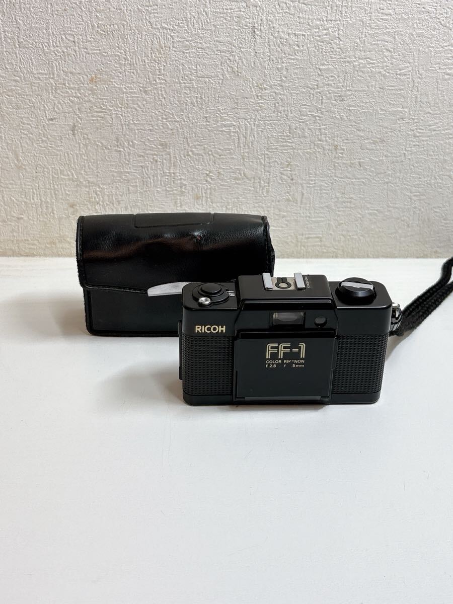 2719 RICOH リコー FF-1 color rikenon 1:2.8 35mm フィルムカメラ コンパクトフィルムカメラ 未チェックジャンク