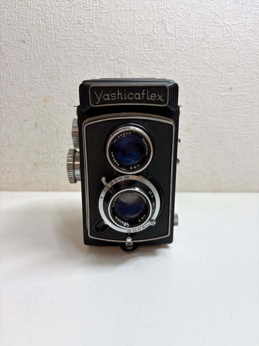 2725 Yashicaflex ヤシカフレックス ヤシカ 二眼レフカメラ フィルムカメラ 二眼レフ レトロ ヴィンテージ 未チェックジャンク