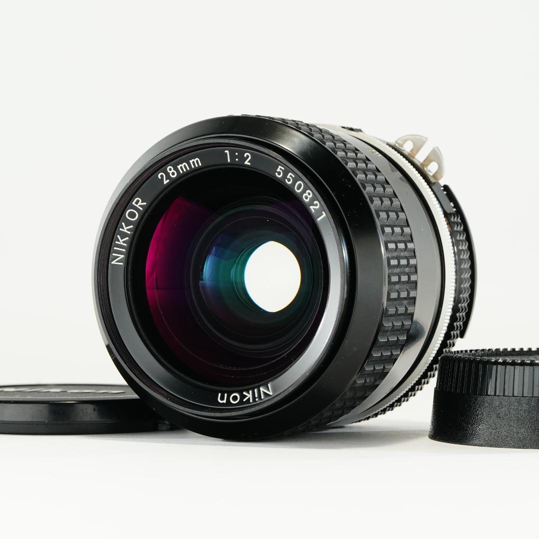 【整備＆テスト済】Nikon Ai Nikkor 28mm F2 821