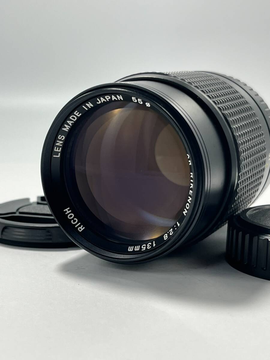 整備済み Ricoh XR RIKENON 135mm F2.8 富岡光学製？ 中望遠　オールドレンズ