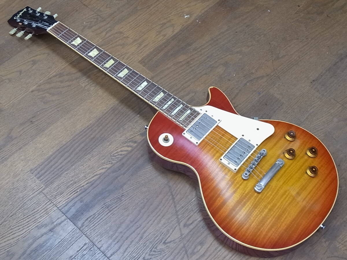 1999年フジゲン製EPIPHONE JAPAN LesPaul Standard LPS-85Fフレイムメイプル日本製MADE IN JAPAN冨士弦レスポールスタンダード 