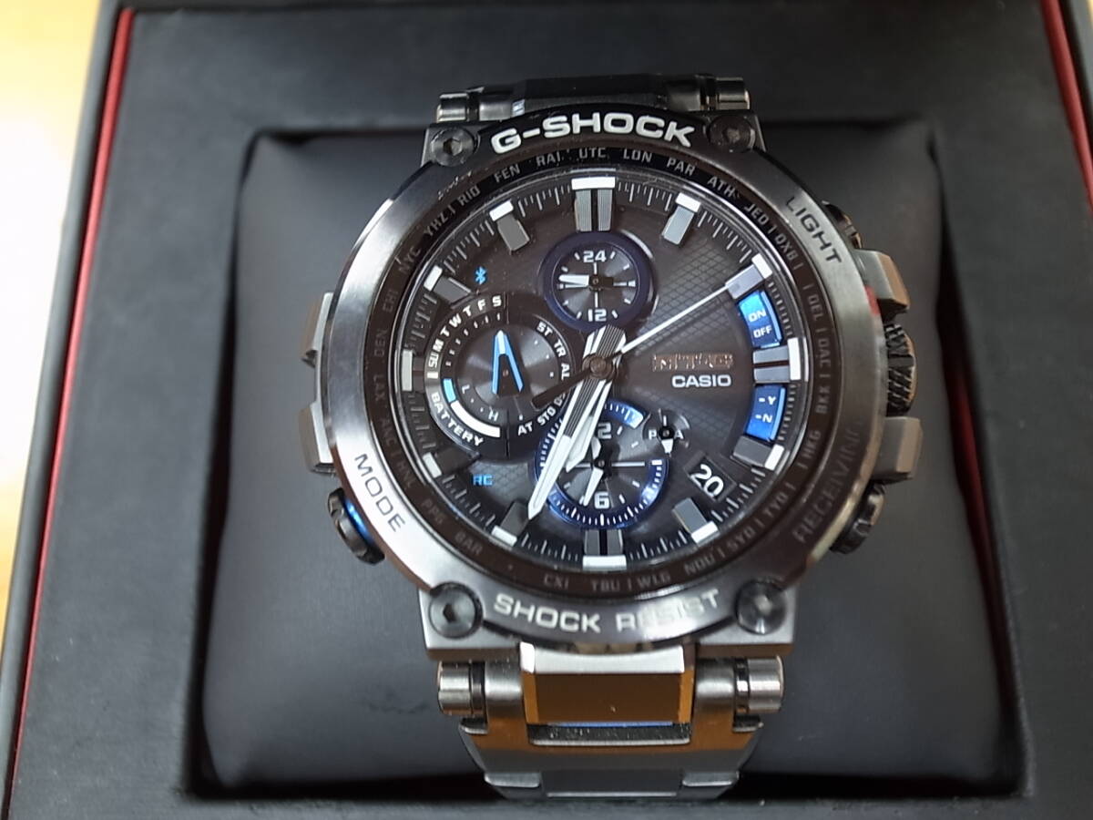 G-SHOCK MT-G MTG-B1000BD-1AJFカシオ/ジーショックMT-G Bluetooth搭載/電波ソーラーメンズウォッチ男性用腕時計/防水