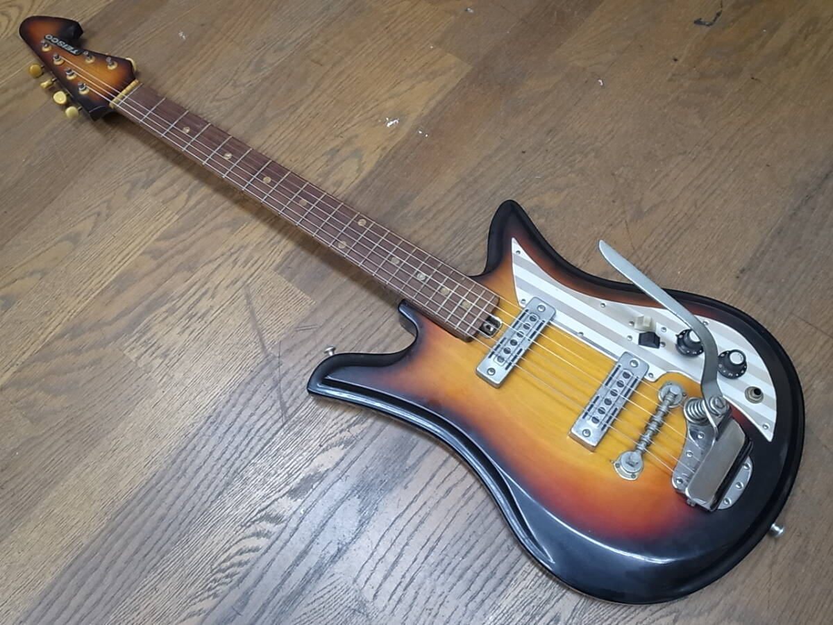 1960年代TEISCO SM-2L国産ビザールエレキギター/テスコBizzare Guitar日本製Made in Japan Vintageジャパン・ヴィンテージ
