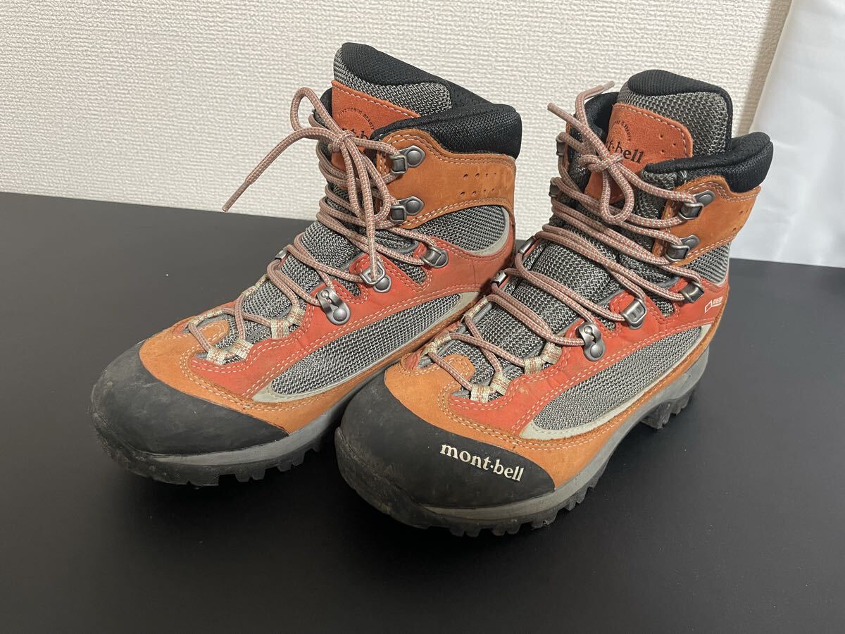 80 【レディース】 mont-bell モンベル トレッキングシューズ 登山靴 GORE-TEX ゴアテックス 23.5㎝
