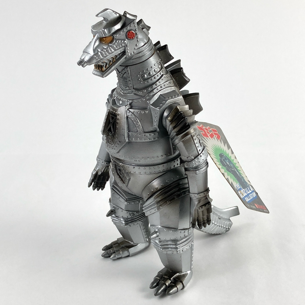旧 バンダイ ゴジラ コレクション メカゴジラ ゴジラ対メカゴジラ 当時物 ソフビ 1983 初版 プラ タグ 付 現状品 おもちゃ
