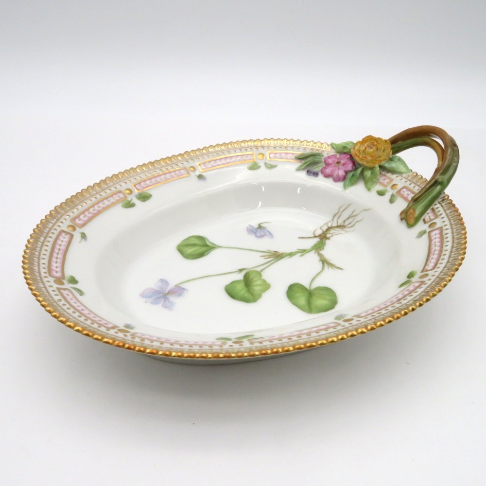 1円〜 Royal Copenhagen ロイヤルコペンハーゲン フローラダニカ Viola palustris ピクルスディッシュ