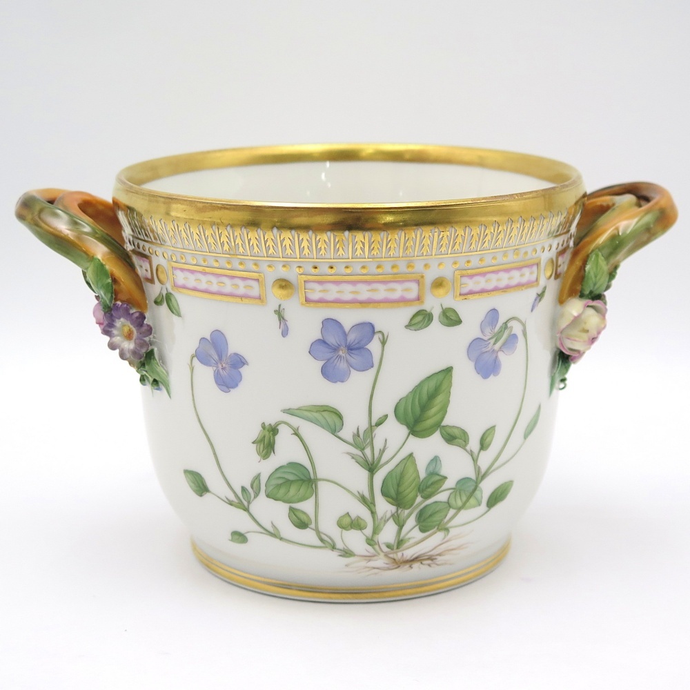 1円〜 Royal Copenhagen ロイヤルコペンハーゲン フローラダニカ Viola canina L./Hippophae rahmnoides L. ワインクーラー ※同梱不可