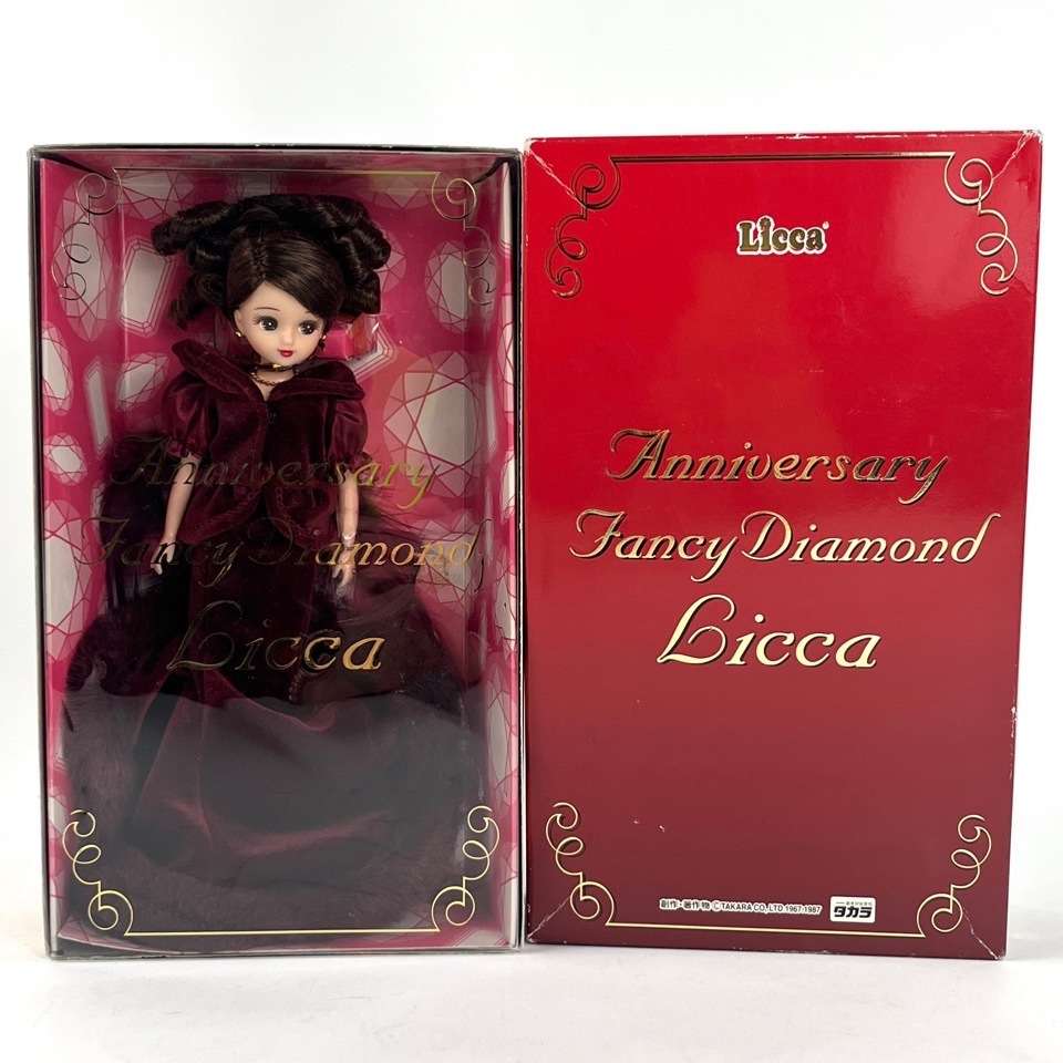 タカラ Anniversary Fancy Diamond アニバーサリー ファンシー ダイヤモンド リカちゃん 箱付 35 周年 記念 ドール おもちゃ