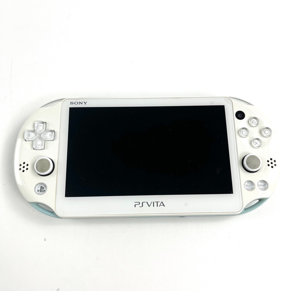 現状品 SONY PSVITA PCH-2000 ZA13 1GB 本体 wifi ピーエス ビータ ライトブルー ホワイト 動作確認済 初期化済 ゲームハード おもちゃ