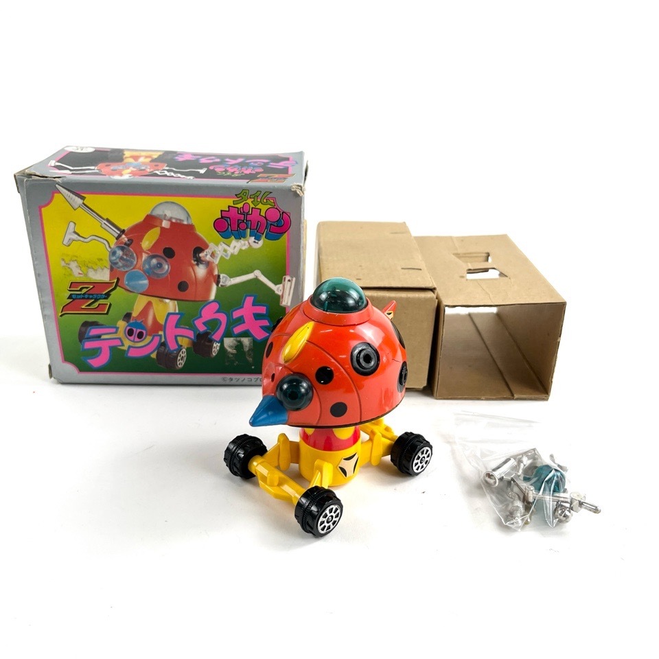 タカトクトイス Zキャラクター 合金 タイムボカン テントウキ 箱付 当時物 現状品 昭和レトロ ダイカスト おもちゃ・玩具