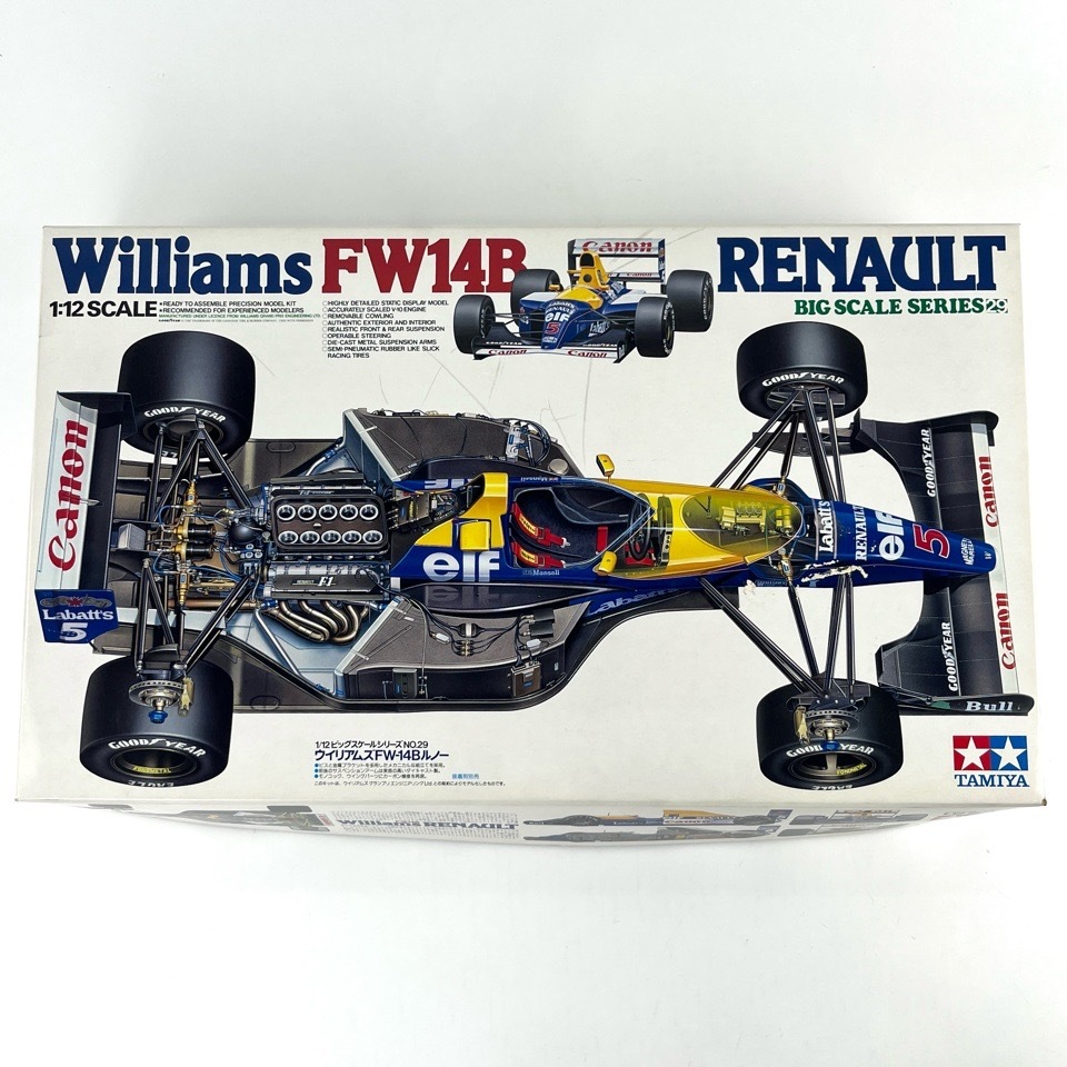 未組立 TAMIYA タミヤ 1/12 ビッグスケール ウイリアムズ FW 14B ルノー 12029 Williams RENAULT ホビー プラモデル 箱付　おもちゃ