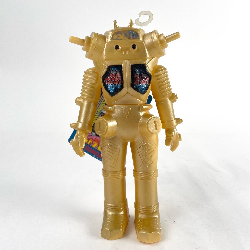 旧 バンダイ ウルトラ 怪獣 シリーズ キングジョー 当時物 ソフビ 1983 初版 プラタグ 付 コレクション おもちゃ