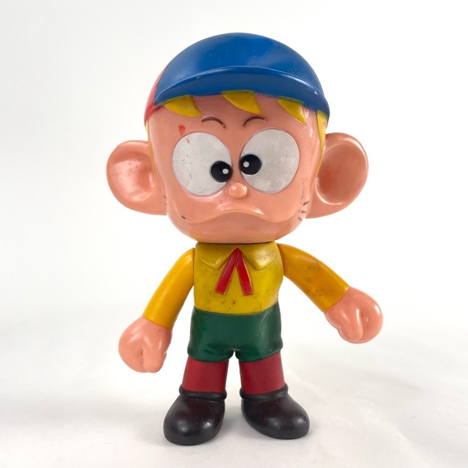 ポピー 怪物くん 当時物 ソフビ 約14cm 昭和レトロ ビンテージ 藤子不二雄 A 小学館 現状品 おもちゃ