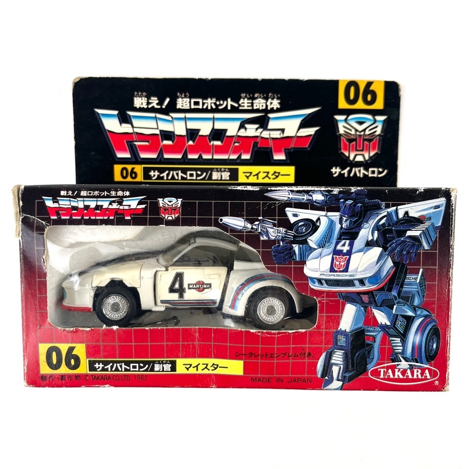 タカラ 旧タカラ トランスフォーマー 06 マイスター サイバトロン 副官 当時物 箱付 現状品　おもちゃ