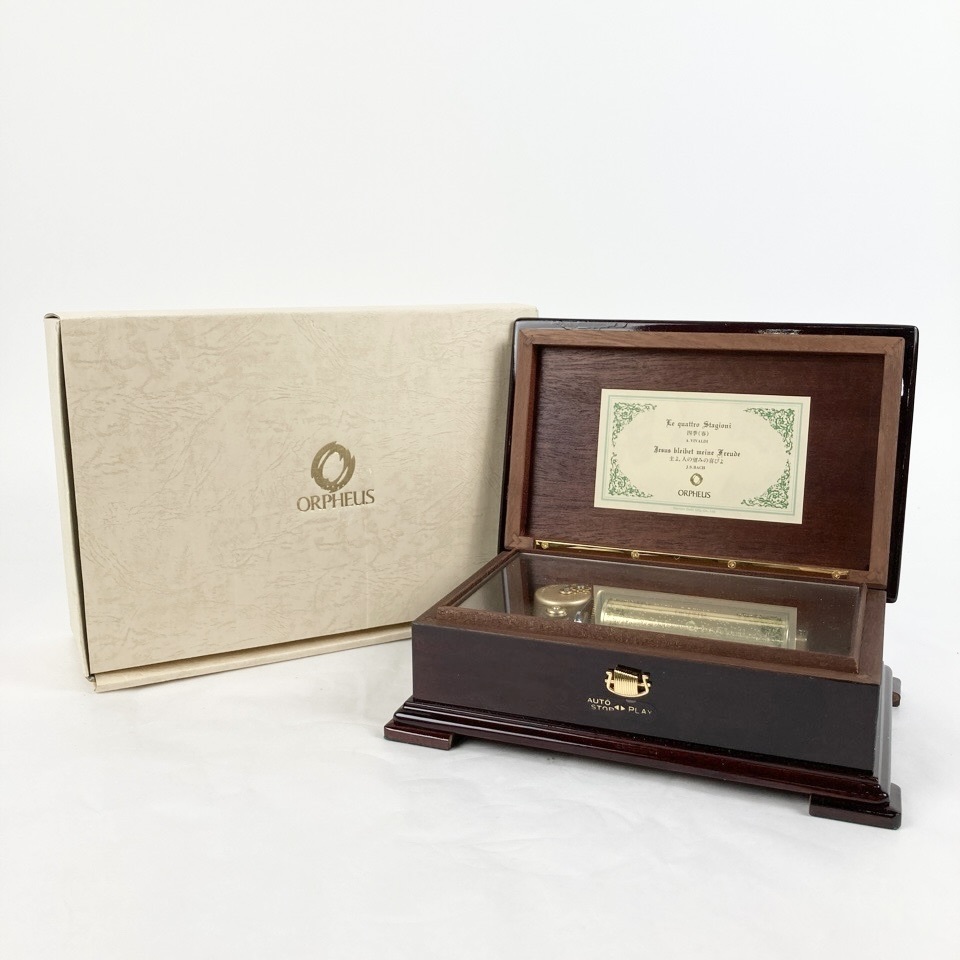 Sankyo ORPHEUS オルフェウス 50弁最高級オルゴール ヴィヴァルディ ヨハン・ゼバスティアン・バッハ 西洋骨董 オルゴール