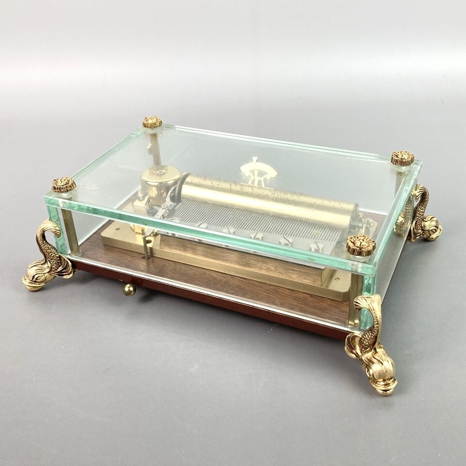 REUGE MUSIC Canon (3parts) J.Pachelbel リュージュ カノン 72弁 オルゴール 稼働品 骨董
