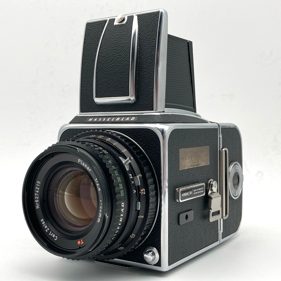 1円〜 HASSELBLAD ハッセルブラッド 500C/M 10周年記念モデル SSS 中判カメラ Carl Zeiss Planar 80mm F2.8/ 箱付 動作不良有 ジャンク品