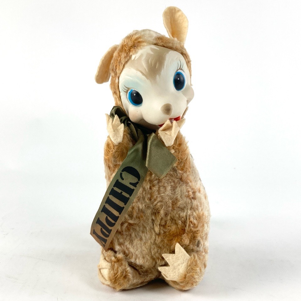 1円~ RUSHTON ラシュトン ラバーフェイス ドール リス CHIPPY チッピー ぬいぐるみ 約22cm 昭和レトロ ビンテージ ぬいぐるみ おもちゃ