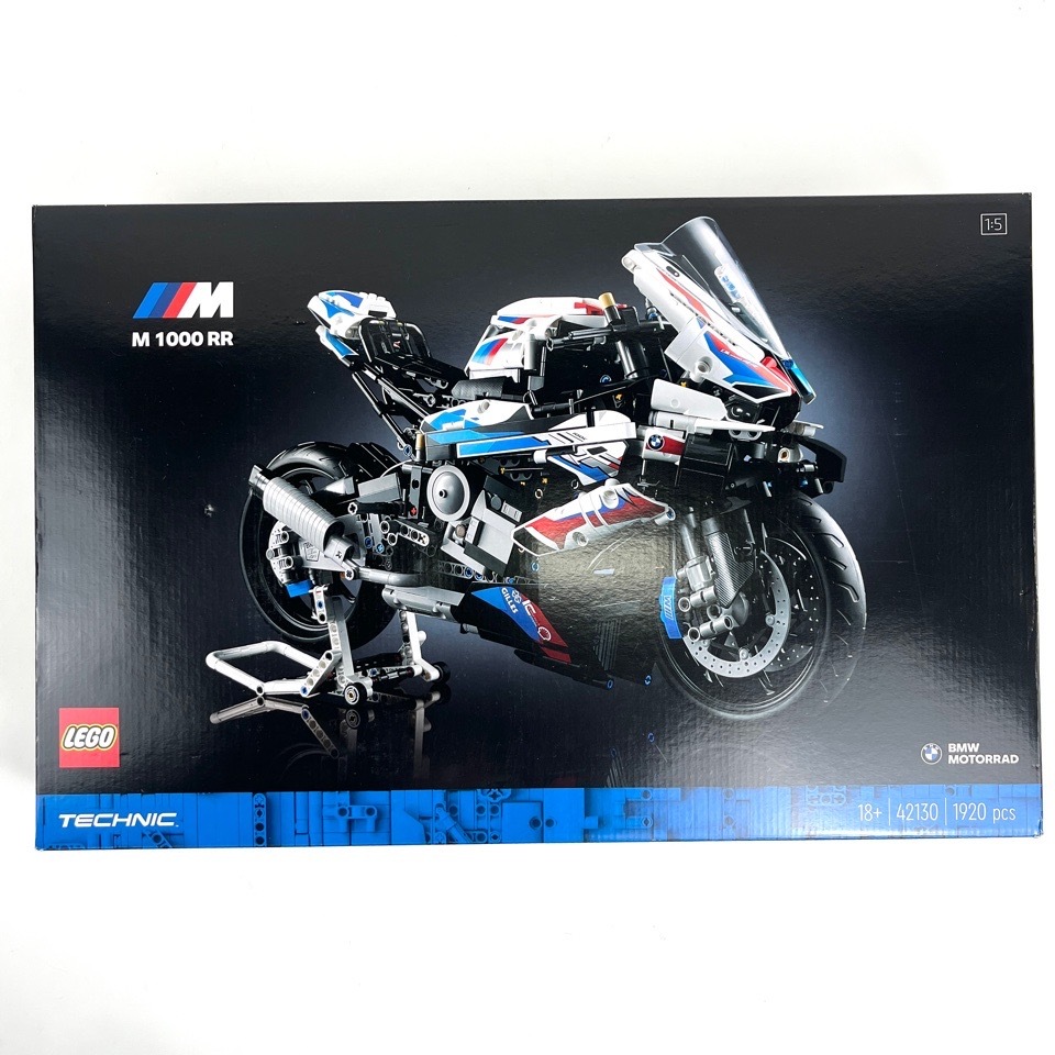1円~ 未開封品 未組立 LEGO レゴ TECHNIC テクニック BMW M 1000 RR 42130 箱付 二輪車バイク 模型 玩具 おもちゃ ホビー