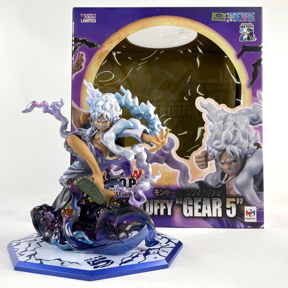MegaHouse メガハウス Portrait.Of.Pirates ワンピース WA-MAXIMUM モンキー・D・ルフィ ギア5 フィギュア 20周年記念 現状品 おもちゃ