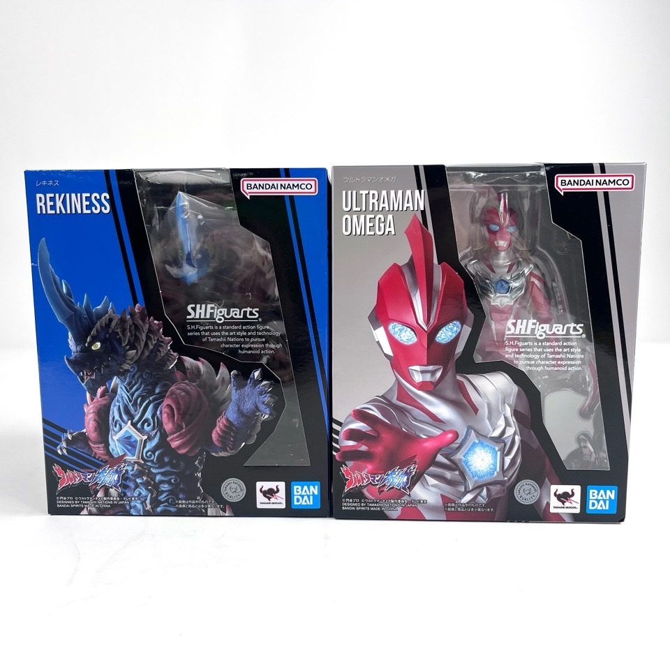 1円~ 未開封 バンダイ S.H.Figuarts ウルトラマン オメガ レキネス 箱付 フィギュア 2点 円谷プロ フィギュアーツ おもちゃ ホビー