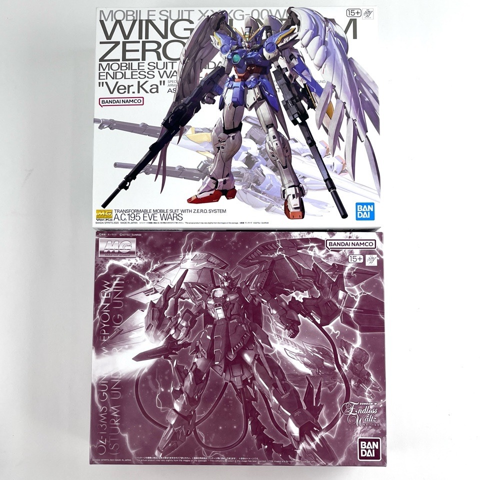 1円~ 未組立 バンダイ MG 1/100 ウイング ガンダム ゼロ Ver.Ka エピオン シュトゥルム ウント ドラング 装備 ガンダムW EW プラモデル