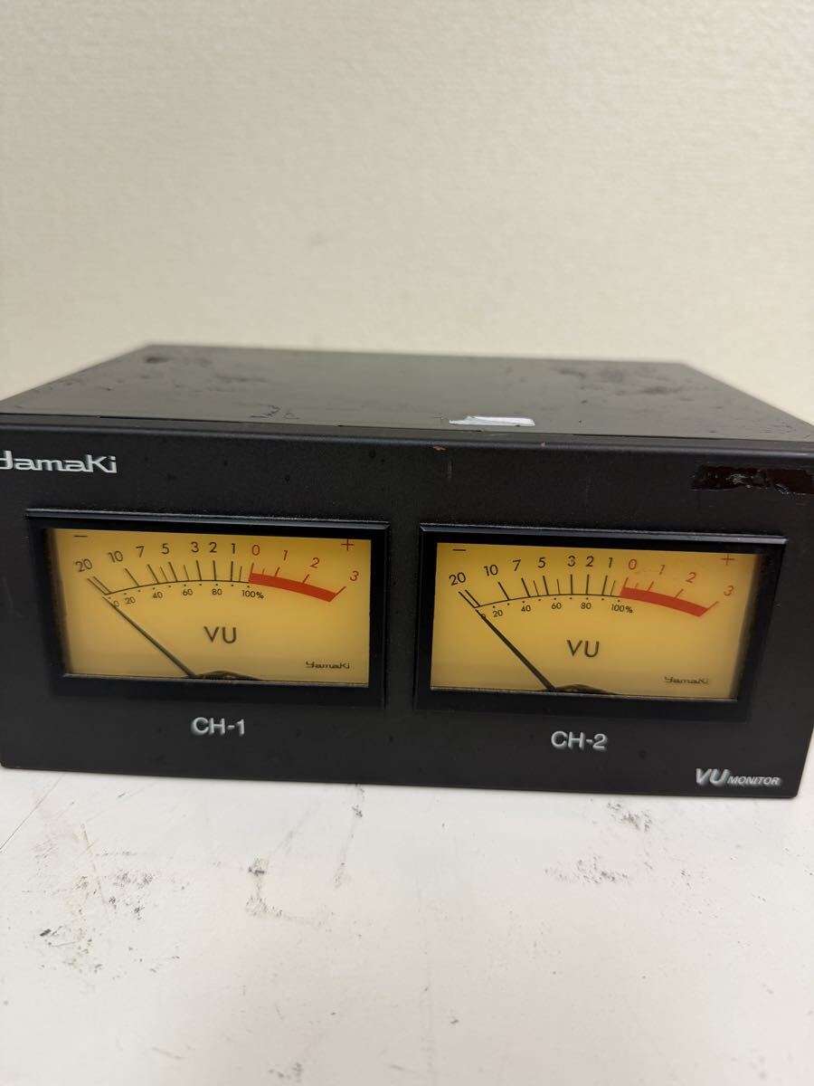 ヤマキ　yamaki VUメーター　VUM-D82H 中古