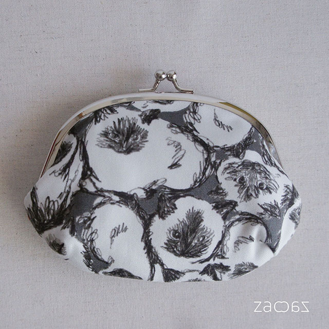 《ハンドメイド》がま口ポーチ/ヒマラヤン