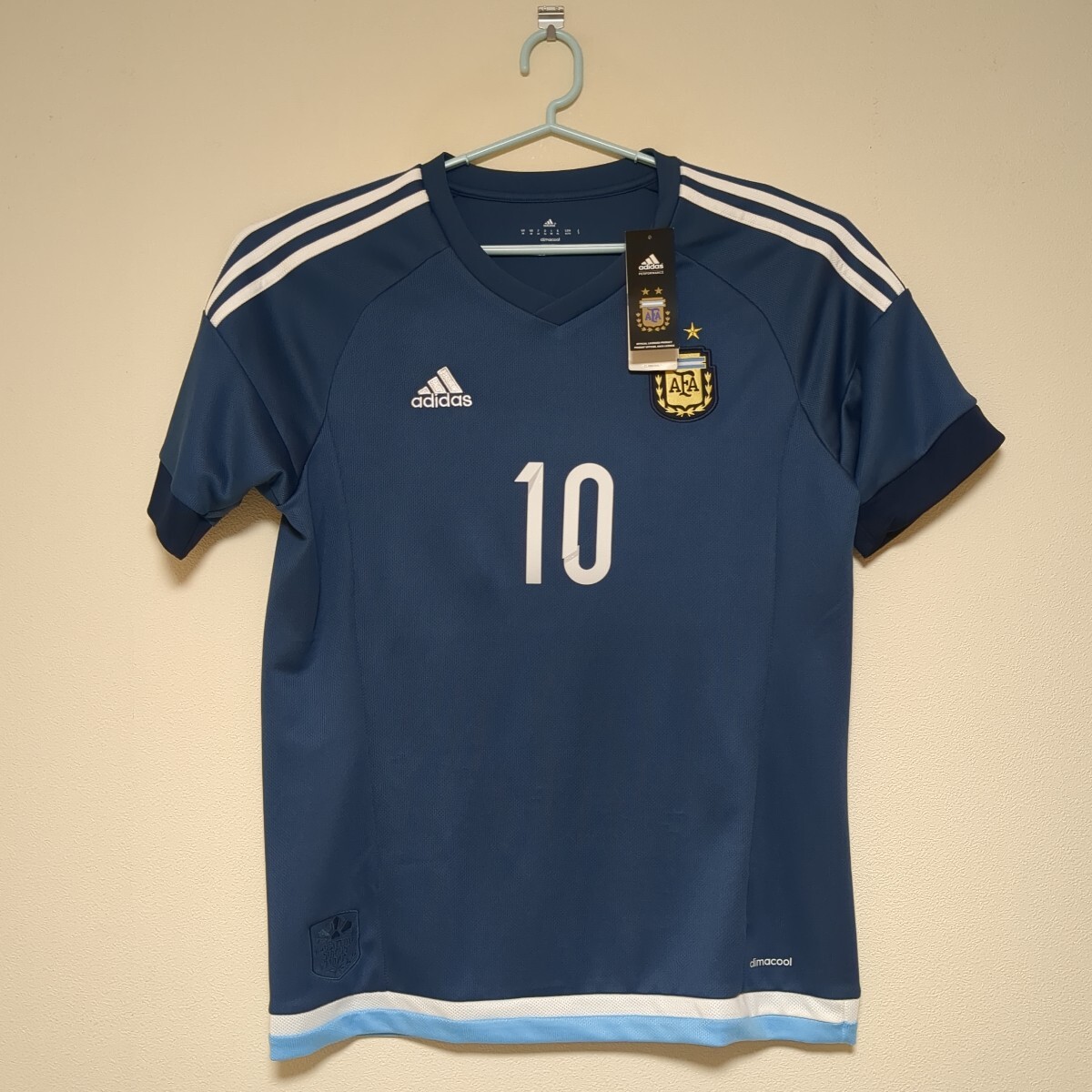 アルゼンチン代表 2015 ＃10 メッシ ユニフォーム M 新品 未使用 adidas アディダス タグ付き Messi バルセロナ バロンドール