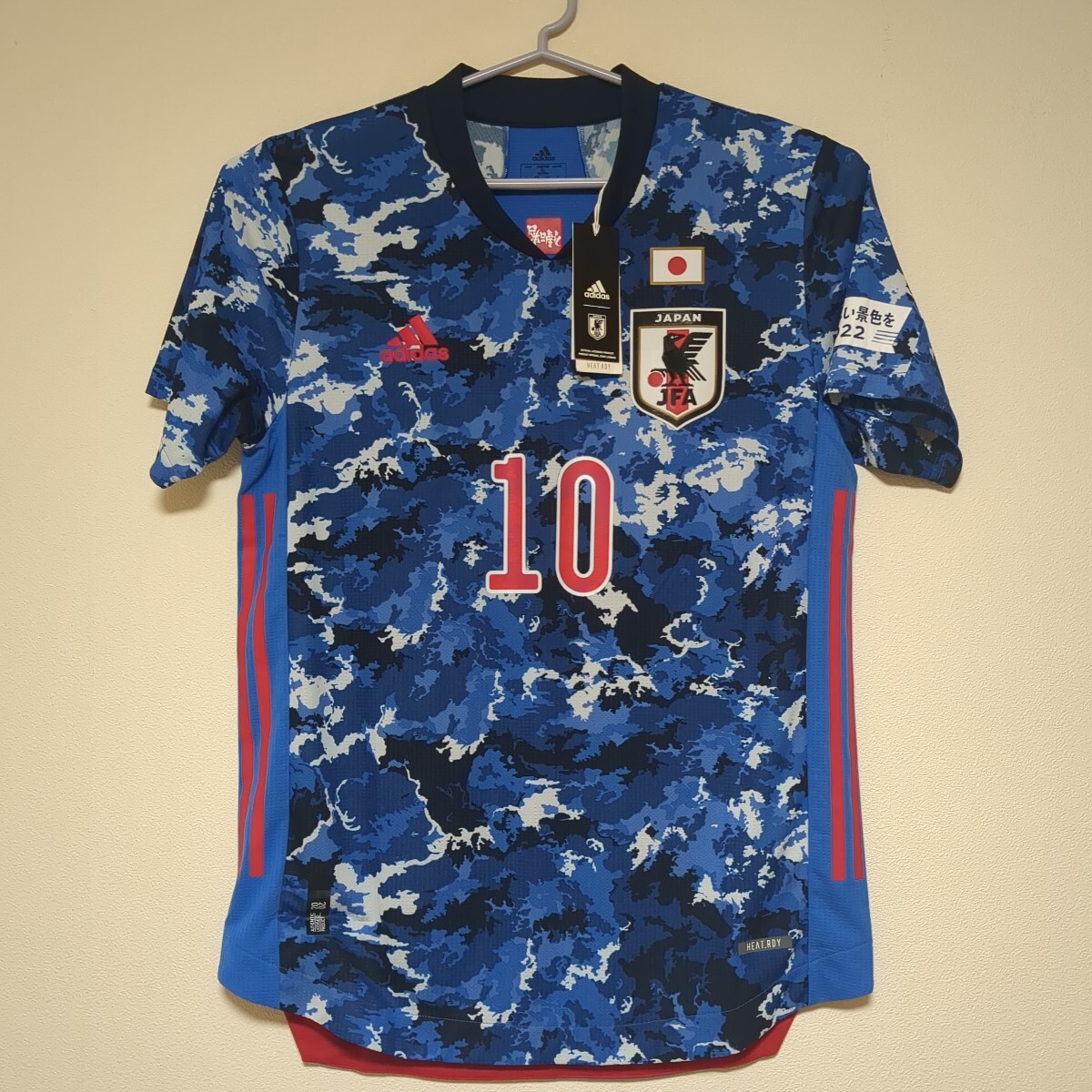 日本代表 2020 ＃10 南野拓実 オーセンティック ユニフォーム XL 新品 未使用 adidas アディダス タグ付き MINAMINO リバプール ASモナコ