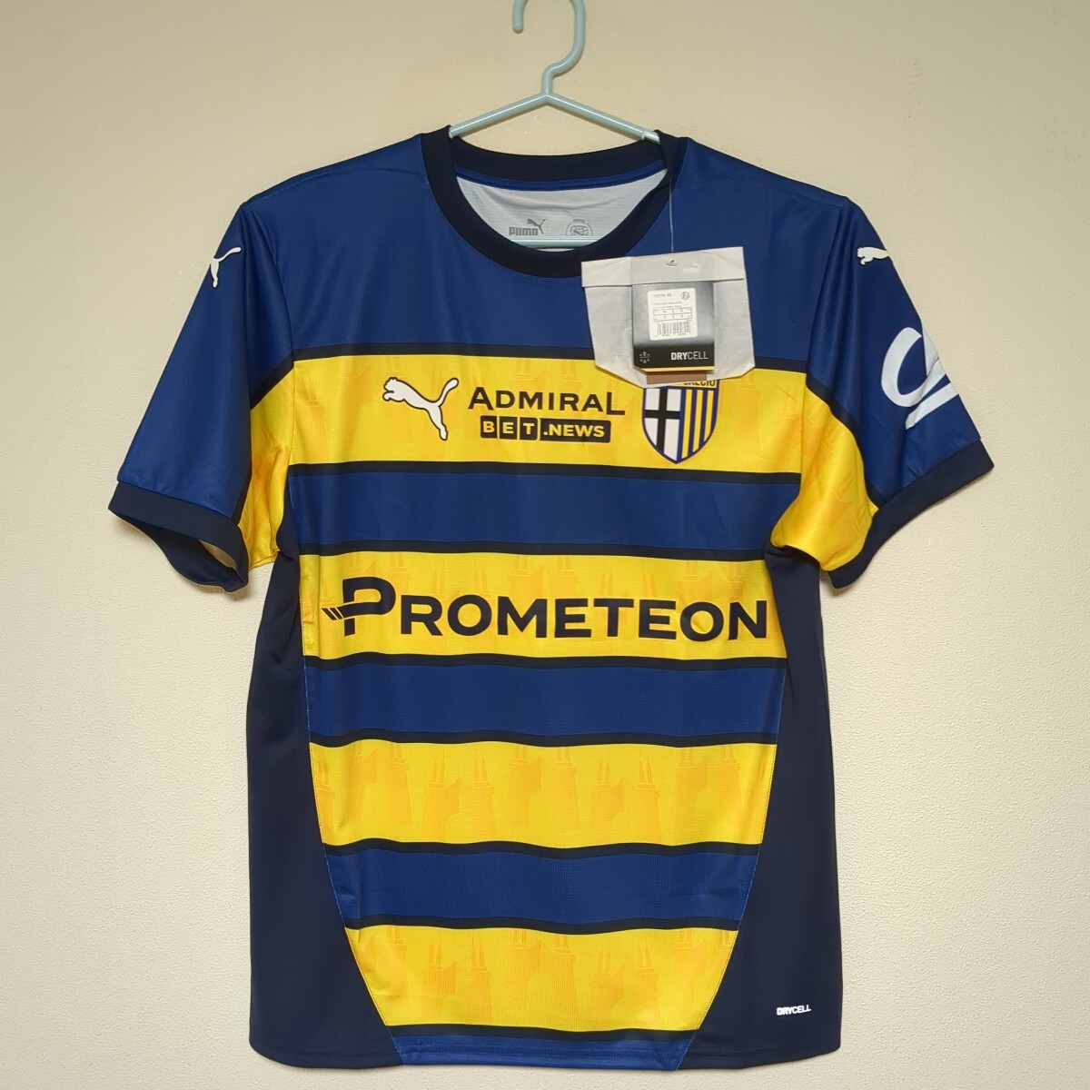 セリエA パルマ 2024/25 ユニフォーム M 新品 未使用 PUMA プーマ タグ付き 鈴木彩艶 PARMA パルマオフィシャルオンラインストア購入