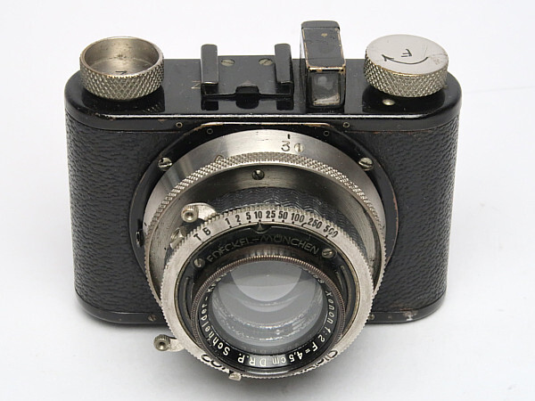 ☆ドイツ製、Wirgin Gewirette、クセノンF2付、ベスト半截 3×4 ／研究用・現状