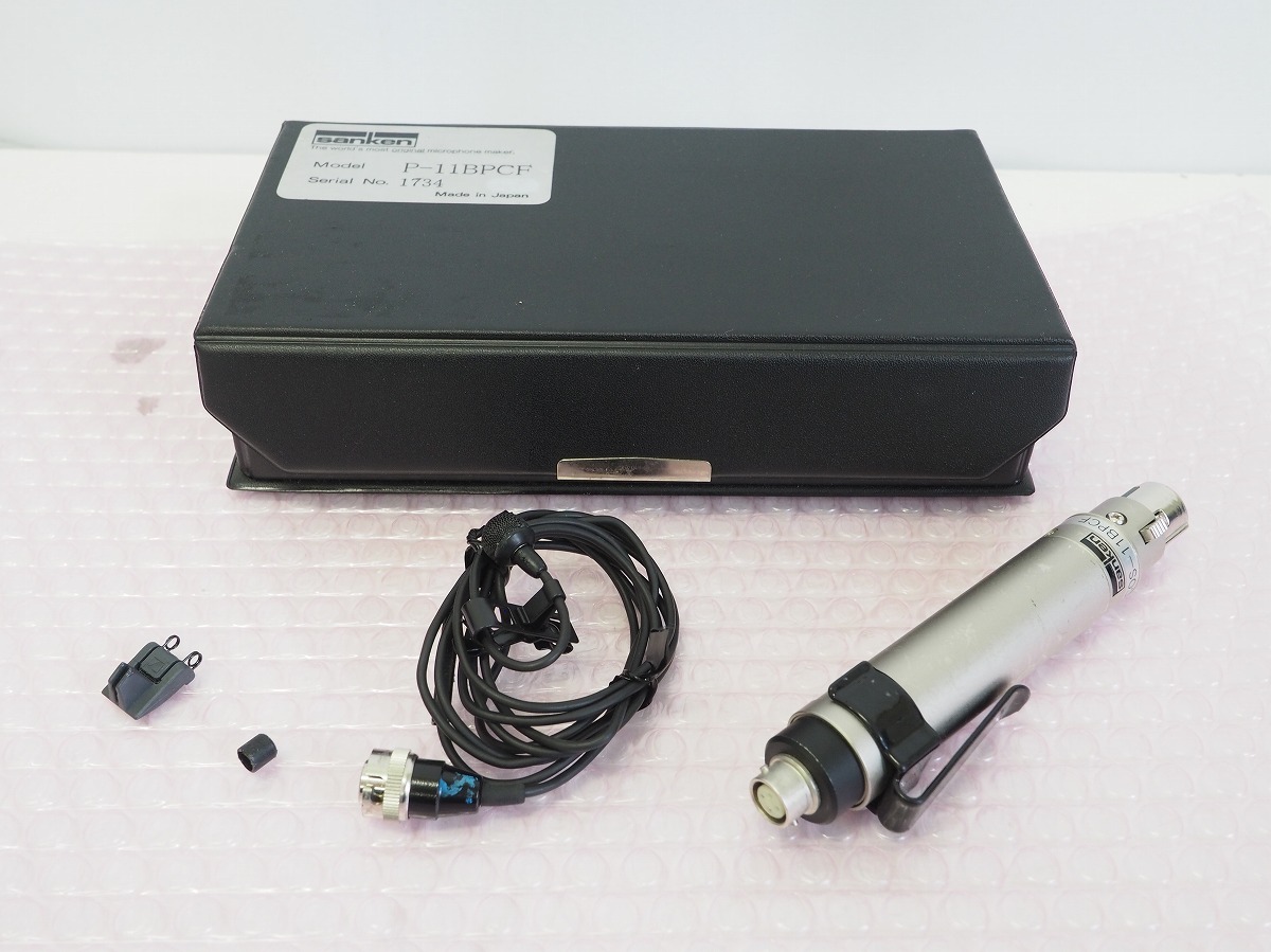 三研マイクロホン COS-11BPCF P-11BPCF ラベリアマイクロフォン Sanken SENNHEISER MKE2-5 *429626