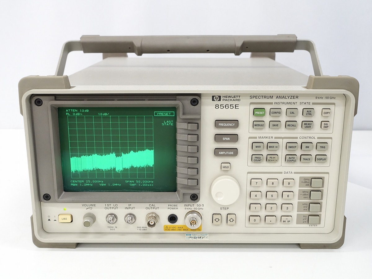 HP 8565E スペクトラムアナライザー 周波数範囲 9kHz-50GHz OPT 007 *451431