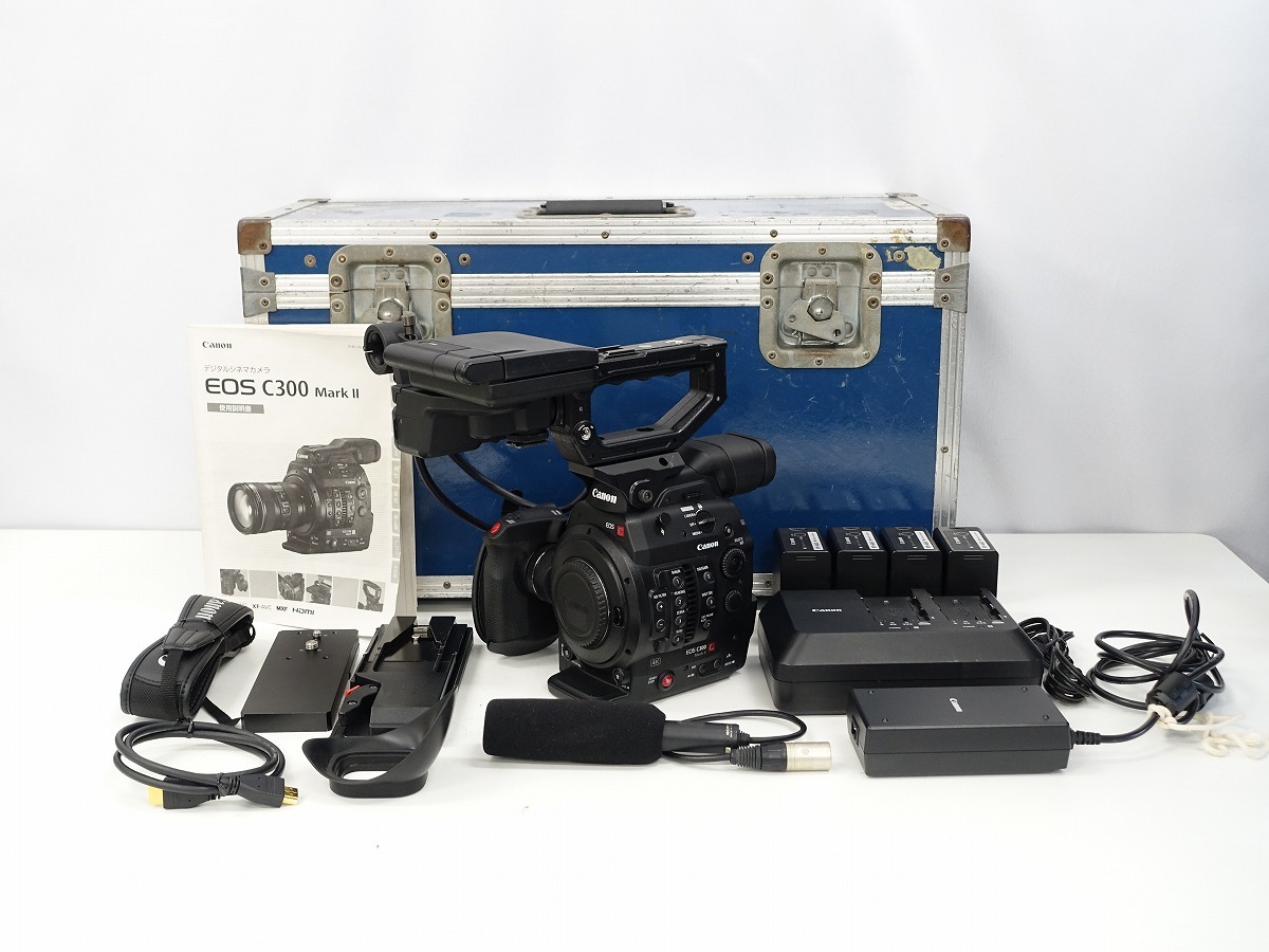 Canon EOS C300 Mark II デジタルシネマカムコーダー 4K UHD・2K・フルHD 2015年製 動作品 付属品多数 *435270