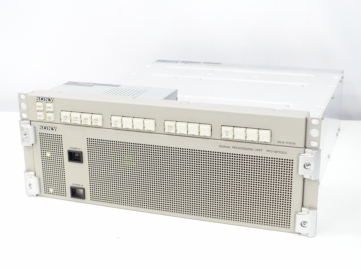 SONY PFV-SP3300 シグナルプロセッシングユニット BKS-R1618付き (コンポジット / D1 D2 HD-SDI / AES) *416645