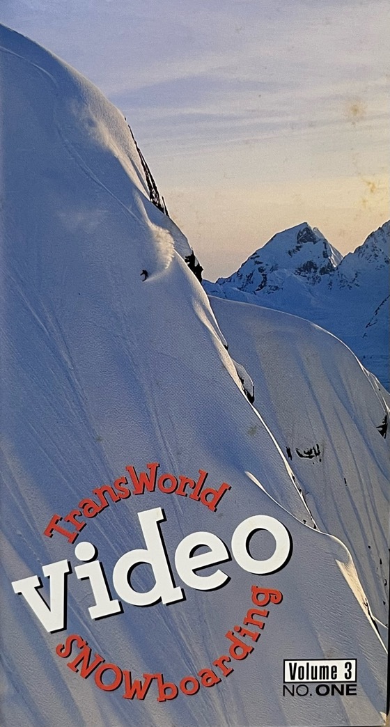 TransWorld SNOWboarding Video Volume 3 NO.ONE 中古ジャンクVHS ビデオテープ トランスワールド スノーボード ingemar backman VHS