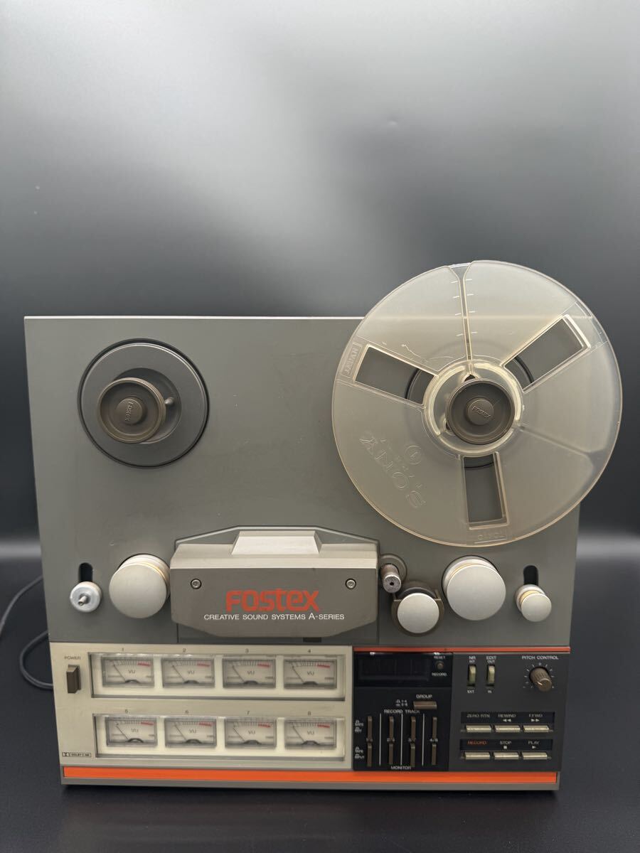 【通電確認済み】FOSTEX A-8 オープンリール MTR 8トラック レコーダー/リプロデューサー model A-8