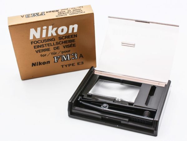 81【動作美品】Nikon ニコン FM3A フォーカシングスクリーン Type E3