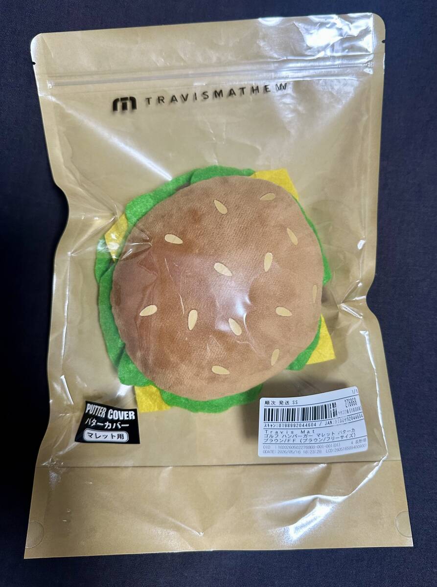 【未使用品】TravisMathew BURGER マレットパターカバー☆