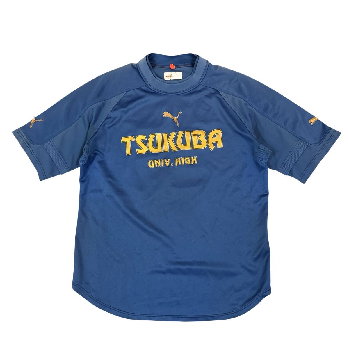 筑波大学サッカー部 プーマ製 選手支給品 #11 ユニフォーム L 青 メンズ PUMA スポーツウェア