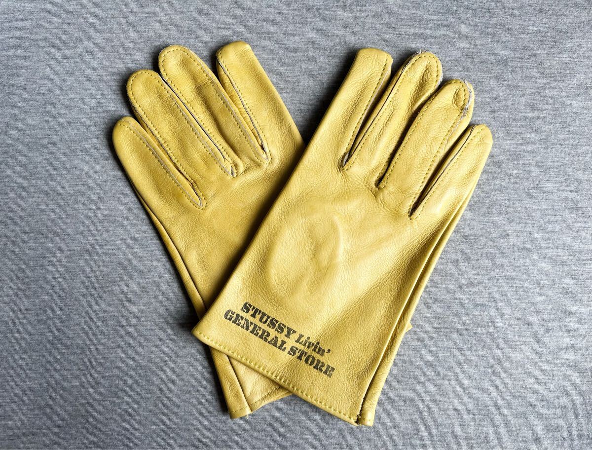 新品未使用☆激レア★STUSSY Livin' GS Work Glove レザー グローブ SUPREME ステューシー ロンハーマン SOPH